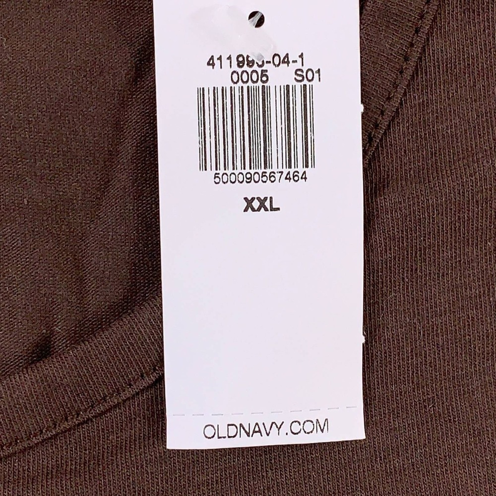 Old Navy Womens Bodysuit Brown Long Sleeve Round Neck Plus 2XL Snaps New - Picture 9 of 9